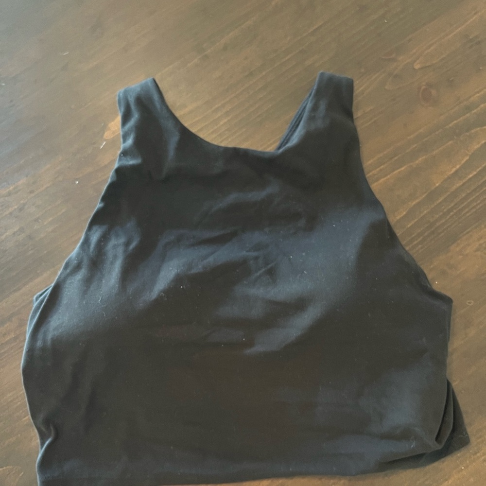Black Athleta crop top/ sports bra